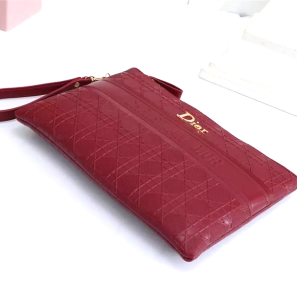 NWT Christian Dior Zip Pouch Clutch - Picture 4 of 7